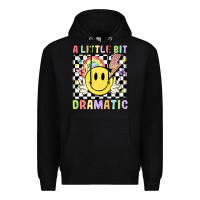 Black a little bit dramatic Premium Hoodie - JahusDesignShop