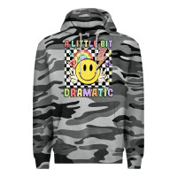 Slate Camo a little bit dramatic Premium Hoodie - JahusDesignShop