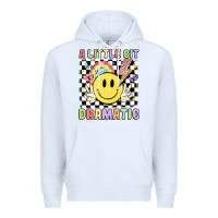 White a little bit dramatic Premium Hoodie - JahusDesignShop