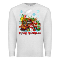 Oatmeal Heather merry christmas polar express Premium Sweatshirt - Zillion Design Studio