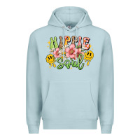Blue Mist hippie soul Premium Hoodie - JahusDesignShop
