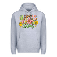 Heather Grey hippie soul Premium Hoodie - JahusDesignShop