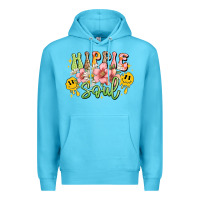 Ocean Blue hippie soul Premium Hoodie - JahusDesignShop