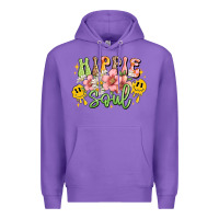 Purple hippie soul Premium Hoodie - JahusDesignShop
