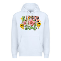 White hippie soul Premium Hoodie - JahusDesignShop