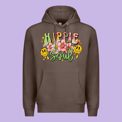 Hippie Soul Premium Hoodie Designed By Jahusdesignshop