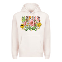 Pale Pink hippie soul Premium Hoodie - JahusDesignShop