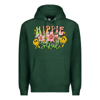 Sports Green hippie soul Premium Hoodie - JahusDesignShop