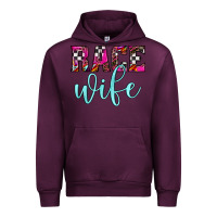 Mauve Wine race wife Urban Hoodie - JahusDesignShop