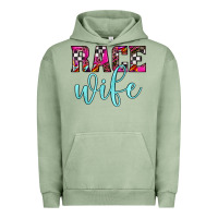 Pigment Oil Green race wife Urban Hoodie - JahusDesignShop