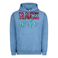 Pigment Pebble Blue race wife Urban Hoodie - JahusDesignShop