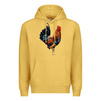 Antique Gold cockerel Premium Hoodie - JahusDesignShop