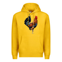 Lemon cockerel Premium Hoodie - JahusDesignShop
