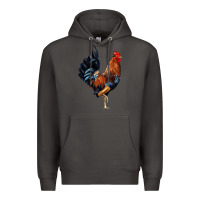 Smoke cockerel Premium Hoodie - JahusDesignShop