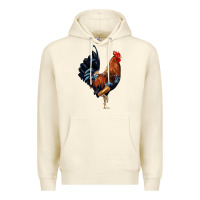 Sandshell cockerel Premium Hoodie - JahusDesignShop