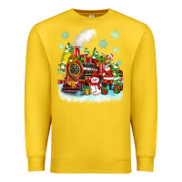Lemon christmas polar express santa Premium Sweatshirt - Zillion Design Studio
