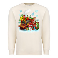 Sandshell christmas polar express santa Premium Sweatshirt - Zillion Design Studio