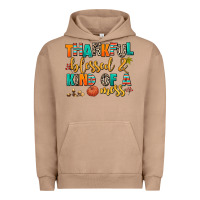 Pigment Burro thankful  blessed and kind of a mess Urban Hoodie - AdoDesignShop