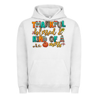Pigment Lunar Rock thankful  blessed and kind of a mess Urban Hoodie - AdoDesignShop