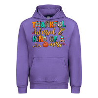 Tulip thankful  blessed and kind of a mess Urban Hoodie - AdoDesignShop