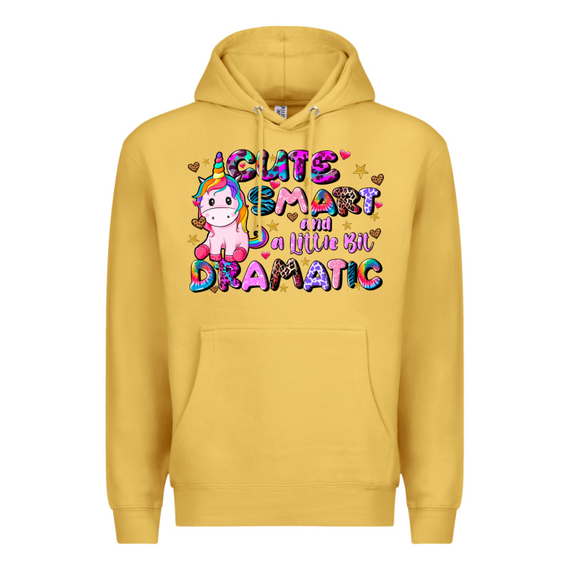 Cute Smart And A Little Bit Dramatic Premium Hoodie by JahusDesignShop | Teevron