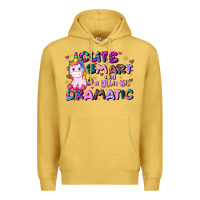 Antique Gold cute smart and a little bit dramatic Premium Hoodie - JahusDesignShop