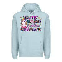 Blue Mist cute smart and a little bit dramatic Premium Hoodie - JahusDesignShop