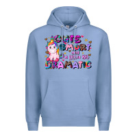 Colony Blue cute smart and a little bit dramatic Premium Hoodie - JahusDesignShop
