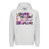 Dove Grey cute smart and a little bit dramatic Premium Hoodie - JahusDesignShop