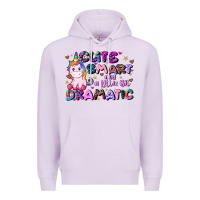 Lilac cute smart and a little bit dramatic Premium Hoodie - JahusDesignShop