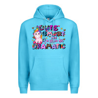 Ocean Blue cute smart and a little bit dramatic Premium Hoodie - JahusDesignShop