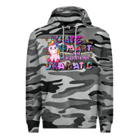 Slate Camo cute smart and a little bit dramatic Premium Hoodie - JahusDesignShop