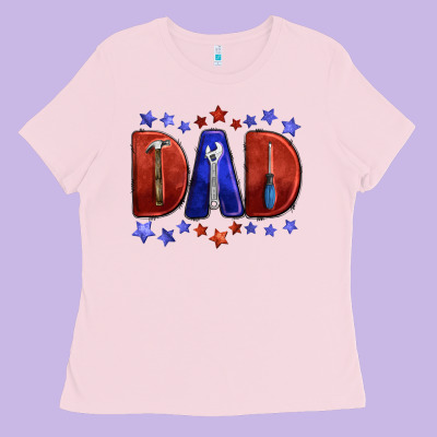 Tools For Dad Ladies Tee Designed By Barkaloodesign