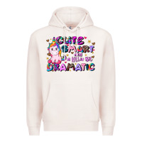 Pale Pink cute smart and a little bit dramatic Premium Hoodie - JahusDesignShop