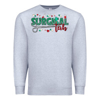 Heather Grey surgical tech Premium Sweatshirt - texasbilliewilder