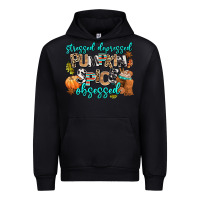 Black stressed depressed pumpkin spice obsessed Urban Hoodie - AdoDesignShop