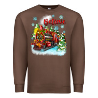 Chestnut christmas polar express believe Premium Sweatshirt - Zillion Design Studio