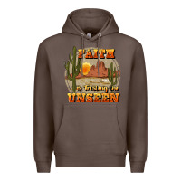 Coffee faith is trusting the unseen Premium Hoodie - JahusDesignShop