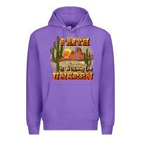 Purple faith is trusting the unseen Premium Hoodie - JahusDesignShop