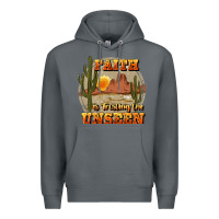 Rock faith is trusting the unseen Premium Hoodie - JahusDesignShop