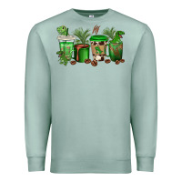 Seafoam t  rex coffee cups Premium Sweatshirt - texasbilliewilder
