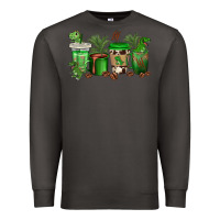 Smoke t  rex coffee cups Premium Sweatshirt - texasbilliewilder