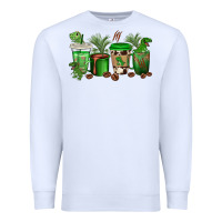 White t  rex coffee cups Premium Sweatshirt - texasbilliewilder