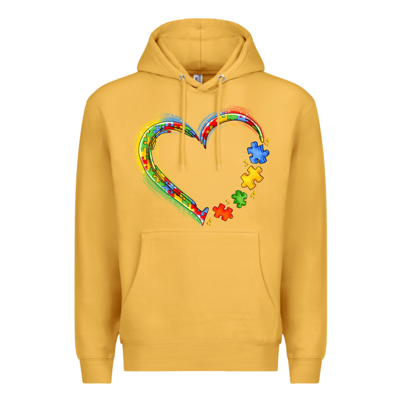 Autism Heart Premium Hoodie by JahusDesignShop | Teevron