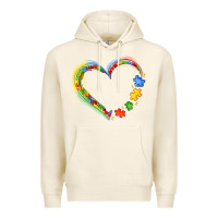 Tofu autism heart Premium Hoodie - JahusDesignShop