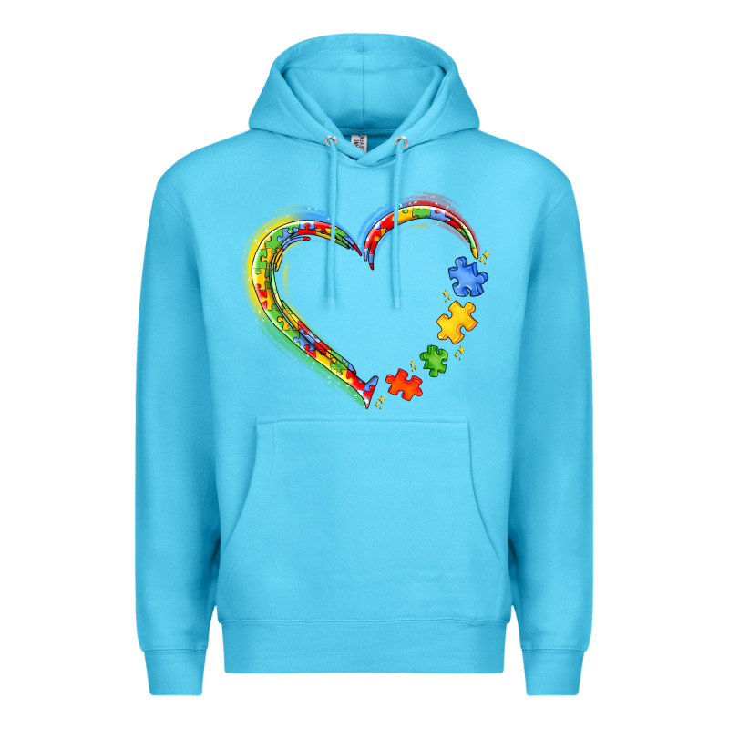 Autism Heart Premium Hoodie by JahusDesignShop | Teevron