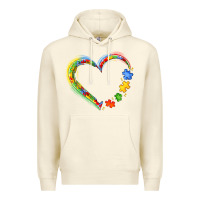 Sandshell autism heart Premium Hoodie - JahusDesignShop