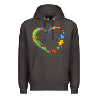 Smoke autism heart Premium Hoodie - JahusDesignShop