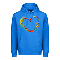 True Royal autism heart Premium Hoodie - JahusDesignShop