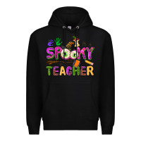 Black spooky teacher Premium Hoodie - AdoDesignShop